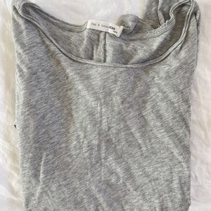 rag & bone grey long sleeve shirt